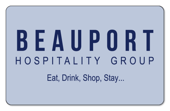 Beauport Hospitality Group logo on a solid light gray background.